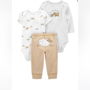 NWOT 3 piece Lamb Set